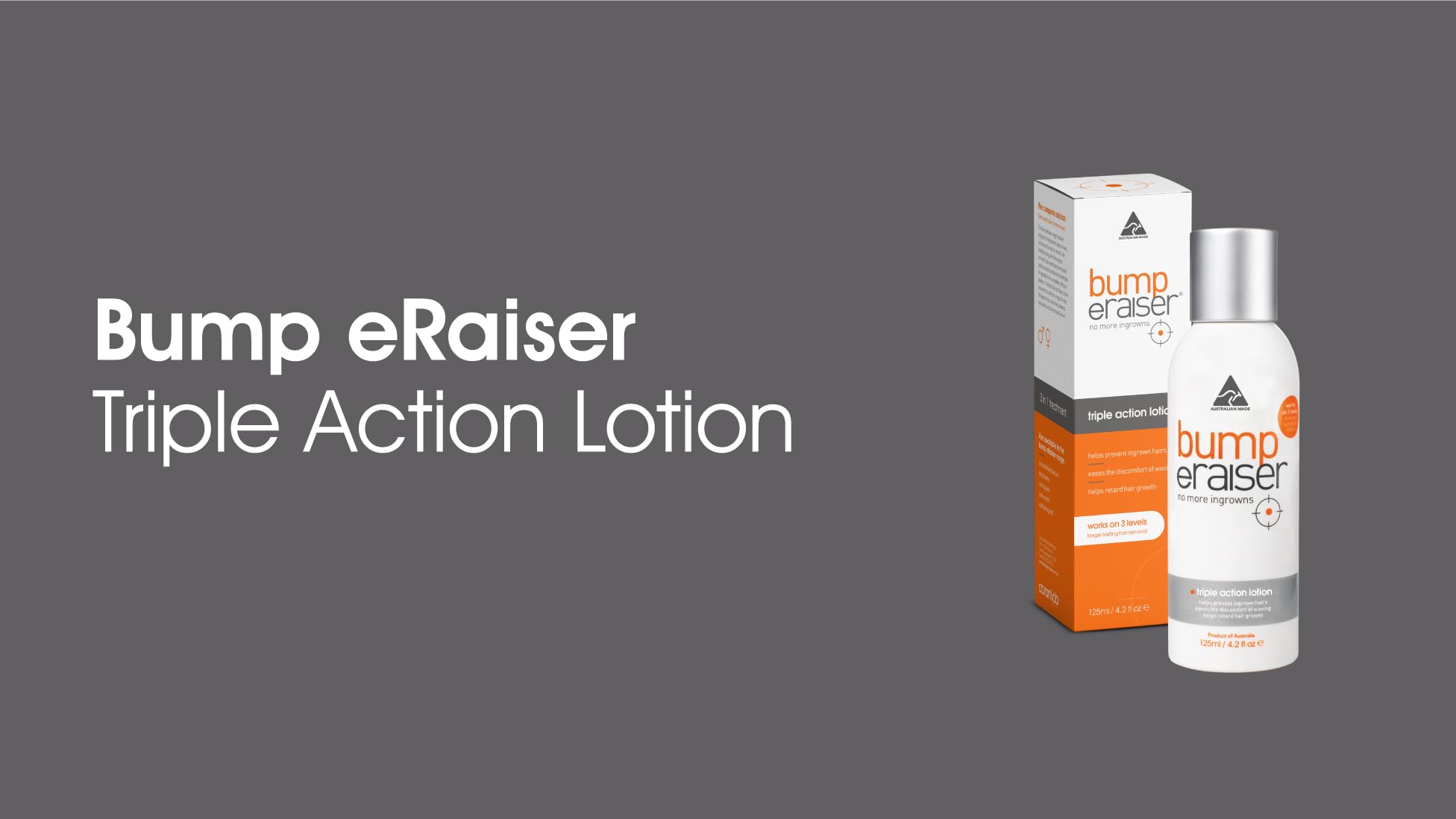 Bump eRaiser Triple Action Lotion 3 in 1 Ingrown Hair Treatment